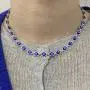 Evil Eye Choker Necklace and Bracelet Set for Women Blue Evil Eye Bracelets for Girls Evil Eye Choker Necklace and Bracelet Set for Women Blue Evil Eye Bracelets for Girls