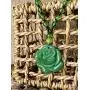 Green Jade Stabilized Turquoise Rose Pendant 26'' Necklace Bead Carved Long Large Boho Chain Genuine Certified Grade A Jadeite Hand Crafted, Jade Medallion, Rose Necklace Green Jade Stabilized Turquoise Rose Pendant 26'' Necklace Bead Carved Long Large Boho Chain Genuine Certified Grade A Jadeite Hand Crafted, Jade Medallion, Rose Necklace