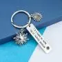 HN HNHB A Happy Go Lucky Ray of Sunshine Funny Keychain Sunshine Gift Inspirational Jewelry Gifts (Lucky Ray KE) …