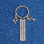 WUSUANED Hair Stylist Gift Because Badass Miracle Worker Isnt an Official Job Title Keychain Hairdresser Jewelry Gift for Hairdresser Hair Cutter Barber