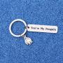 WUSUANED Youre My Penguin Keychain With Penguin Charm Penguin Jewelry Penguin Lover Gift For BFF Lover Family