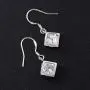 Hosaire Dangle Earrings Elegant Shining Crystal Drop Hook Earrings for Womens Jewelry