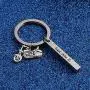 WUSUANED Motorcycle Keychain When Life Throws You A Curve Lean Into It Bike Gift for Dad Husband Boyfriends WUSUANED Motorcycle Keychain When Life Throws You A Curve Lean Into It Bike Gift for Dad Husband Boyfriends