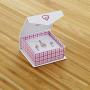 925 Sterling Silver Pink Cupcake Jewelry Set Necklace Earrings Girls 16''