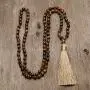 BALIBALI 8MM Beads Chakra Long Mala Necklace Natural Stone Meditation Statement Necklace Japa Yoga Buddhist Rosary Prayer Charm Beaded Tassel Necklace BALIBALI 8MM Beads Chakra Long Mala Necklace Natural Stone Meditation Statement Necklace Japa Yoga Buddhist Rosary Prayer Charm Beaded Tassel Necklace