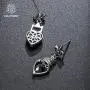 PIRATESHIP Spade Queen Drop Earrings for Girls Women 925 Sterling Silver Fashion Jewelry Allergy Free Birthday Gifts for Her Luxury Gift Package PIRATESHIP Spade Queen Drop Earrings for Girls Women 925 Sterling Silver Fashion Jewelry Allergy Free Birthday Gifts for Her Luxury Gift Package