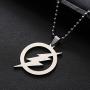 Gmai Stainless Steel Superhero Round Flash Lightning Pendant Flash Fan Jewelry
