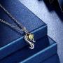beautlace Horoscope Zodiac Sign Necklaces 925 Sterling Silver 12 Constellation Astrology Pendant Necklace Jewelry Gift for Women and Girls KP0175