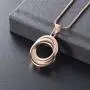 Stainless Steel Circle Cremation Pendant Memorial Necklace Ashes Holder Urn Keepsake Stainless Steel Circle Cremation Pendant Memorial Necklace Ashes Holder Urn Keepsake