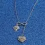 WUSUANED Mother and Daughter Heart Family Tree Pendant Infinity Lariat Y Necklace Set Mommy and Me Jewelry Gift for Mom and Daughter WUSUANED Mother and Daughter Heart Family Tree Pendant Infinity Lariat Y Necklace Set Mommy and Me Jewelry Gift for Mom and Daughter