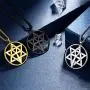 Beautlace Star of David Ankh Cross Necklaces Silver/18K Gold/Black Gun Plated Round Six Point Hexagon Cross Pendant Jewelry Gifts for Men and Women KP0108 Beautlace Star of David Ankh Cross Necklaces Silver/18K Gold/Black Gun Plated Round Six Point Hexagon Cross Pendant Jewelry Gifts for Men and Women KP0108