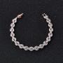 SWEETV Cubic Zirconia Wedding Bridal Bracelets Jewelry for Brides,Bridesmaid,Women
