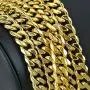 Fashion kimi2 N347a- Vacuum Coating 18k Gold Filled 11mm Classic Necklace Jewelry for Mens