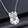 German Shepherd Dog Sterling Silver Necklace Dangle Earrings Set by Ginger Lyne Ears Down Puppy Dog Pet Pendant Box Chain Doggie Animal Paw Print Heart Jewelry for Pit Mom Women Girls Teens