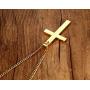 Mealguet Jewelry Stainless Steel Philippians 4:13 Christian Bible Verse Engraved Cross Pendant Necklace for Men,20''