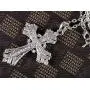 Alilang Silvery Tone Religious Cross Pendant Necklace w/Aquamarine Blue Or Clear Crystal Rhinestones Alilang Silvery Tone Religious Cross Pendant Necklace w/Aquamarine Blue Or Clear Crystal Rhinestones