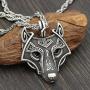 CANNE Norse Viking Stainless Steel Pendant Necklace Celtic Pagan Amulet Necklace Jewelry for Men Women
