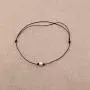 Single Pearl Choker Necklace can be Adjustable Leather Cord One Bead Jewelry for Women Handmade Single Pearl Choker Necklace can be Adjustable Leather Cord One Bead Jewelry for Women Handmade