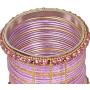 Ratna Indian Bollywood Bangles Women Wedding & Party Wear Pakistani Matching Outfit Color Latken Dangle Drop Bridal Bangle Set Pair Jewelry