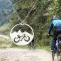 BAUNA Mountain Bike Necklace Travel Accessories Sport Pendant for Cyclist Cycling Lovers Mountain Enthusiasts