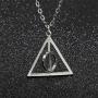 Acecraft The Deathly Hallows Necklace Jewelry Charms Gift for Teen Girl Boy Kids