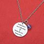 De&ai Godmother Appreciation Jewelry, Necklace for Godmother Birthday Mothers Day Christening Necklace
