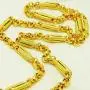 Chain Mix 22K 23K 24K Thai Baht Yellow Gold Plated 24 inch 36 Gram 5 mm Grams Jewelry Chain Mix 22K 23K 24K Thai Baht Yellow Gold Plated 24 inch 36 Gram 5 mm Grams Jewelry