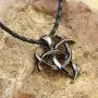 Viking Necklace Norse Amulet Mjolnir Pendant Leather Chain Thors Hammer Necklace Celtic Pagan Symbol Jewelry for Men Unisex