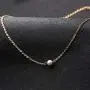 Dainty Pearl Choker Necklace, Handmade Layered Chain Freshwater Peal Mini 14k Gold Fill Choker Necklaces Dainty Pearl Choker Necklace, Handmade Layered Chain Freshwater Peal Mini 14k Gold Fill Choker Necklaces
