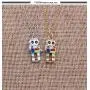 MIXIA Anime Colorful 3D Robot Necklace Hip Hop Mechanic Charm Necklaces Gold Silver Chain Choker Jewelry for Women Men Gift 18''