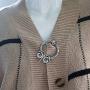 Lullabb 4 Pack Vintage Viking Brooches Pins Suit Women