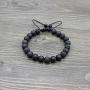 MengPa Lava Rock Bracelet Yoga Aromatherapy Anxiety Essential Oil Diffuser Volcanic Stone Bead Bangle for Women Men
