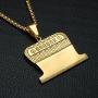 SMITH CHU Fashion Hair Trimming Barber Clipper Pendant - Men Barbershop Barber Turn Light Hip Hop Street Necklace Pendant - Come with Barber Stylist Salon Tools Jewelry Round Box Chain (Gold)