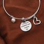 MAOFAED Mother Bracelet I Love You a Bushel and a peck Bracelet Gift for Mom Grandmom