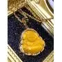 Men Women Jewelry Iced Laughing Yellow Jade Buddha Pendant Necklace Rope Chain Genuine Certified Grade A Jadeite Jade Hand Crafted, Jade Necklace, 14k Gold Over Laughing Jade Buddha Necklace, Yellow Violet Jade Medallion, Fast Prime Shipping Men Women Jewelry Iced Laughing Yellow Jade Buddha Pendant Necklace Rope Chain Genuine Certified Grade A Jadeite Jade Hand Crafted, Jade Necklace, 14k Gold Over Laughing Jade Buddha Necklace, Yellow Violet Jade Medallion, Fast Prime Shipping