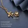 CHISMORL Rose Flower Cremation Urn Necklaces Pendant for Ashes Cremains Holder Memorial Keepsake Jewelry CHISMORL Rose Flower Cremation Urn Necklaces Pendant for Ashes Cremains Holder Memorial Keepsake Jewelry