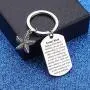 WUSUANED Starfish Keychain Social Worker Helping Individuals Families Keychain Starfish Jewelry Social Worker Gift