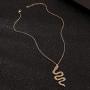 HUJUON Gold Rhinestone Snake Pendant Necklace.Retro Crystal Cobra Y-shaped Necklace,Punk Viper Animal Serpent Necklace for Women Jewelry