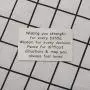HOLLP Christianity Prayer Jewelry Christian Keychain Religion Strength Keyring Wishing You Strength for Every Battle Gift