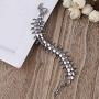 Womens Punk Centipede Stainless Steel Bracelet for Women Bracelets & Bangles Charms Bracelets Men Pulseira Jewelry Gift