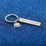 WUSUANED New Apartment Gift Our First Apartment Keychain Jewelry Housewarming Gift for Realtor