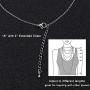 BOCHOI Sideways Initial Necklace Small Minimalist Side Letter Pendant Chain Necklace for Women Girls Stainless Steel Alphabet Jewelry Gift for Girlfriend Wife Friends Birthday