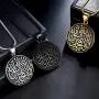 Hipunk Men Islamic Pendant Necklace - Muslim Allah Necklace Allah Necklace Mens Muslim Islam Pendant 316L Stainless Steel Islamic Arabic Gift Black Gun/18K Gold Plated Islam Jewelry SP0049 Hipunk Men Islamic Pendant Necklace - Muslim Allah Necklace Allah Necklace Mens Muslim Islam Pendant 316L Stainless Steel Islamic Arabic Gift Black Gun/18K Gold Plated Islam Jewelry SP0049