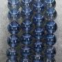 Natural Aqua Blue Clear Quartz Gemstone 10mm Round Beads Stretch Bracelet 7 Inch