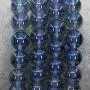 Natural Aqua Blue Clear Quartz Gemstone 10mm Round Beads Stretch Bracelet 7 Inch