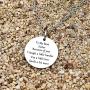 JQFEN to My Best Sister Necklace Long Chain Friendship Gifts Necklace for Sisters Birthday Jewelry