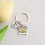 FUSTMW Thank You Gift for School Bus Driver Keychain Appreciation Gift End of The School Year Gift