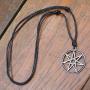 OhDeal4U Septagram 7 Pointed Fairy Star Heptagram Pewter Pendant Charm Amulet w Necklace