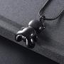 Cremation Jewelry for Ashes Always in My Heart Urn Necklace Panda Memorial Keepsake Pendant for Pet/Human