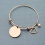 NEWNOVE Mother Daughter Bracelet Engraved Mantra Cuff Bangle Mothers Day Birthday Gift for Mom from Daughter